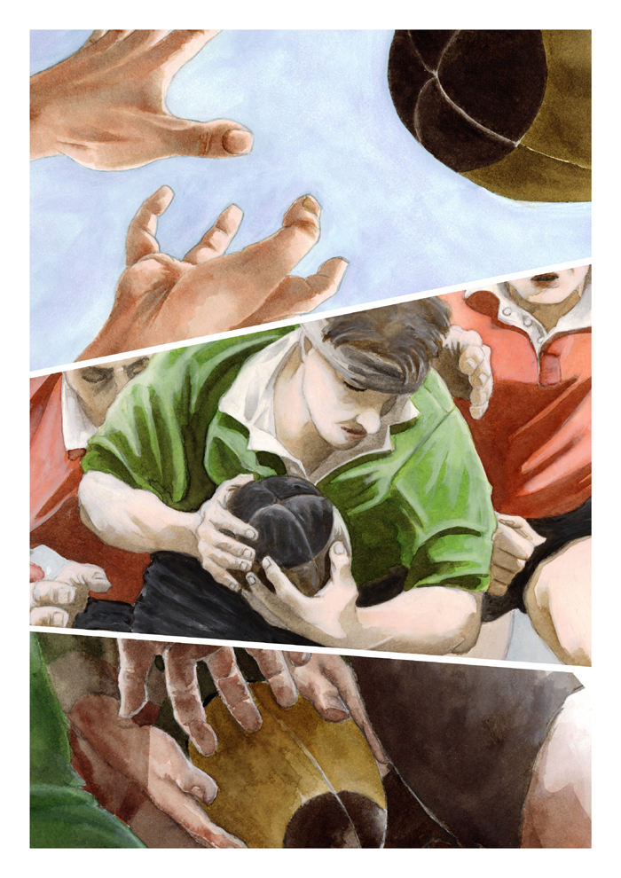 Projet de bande-dessinée : Rugby