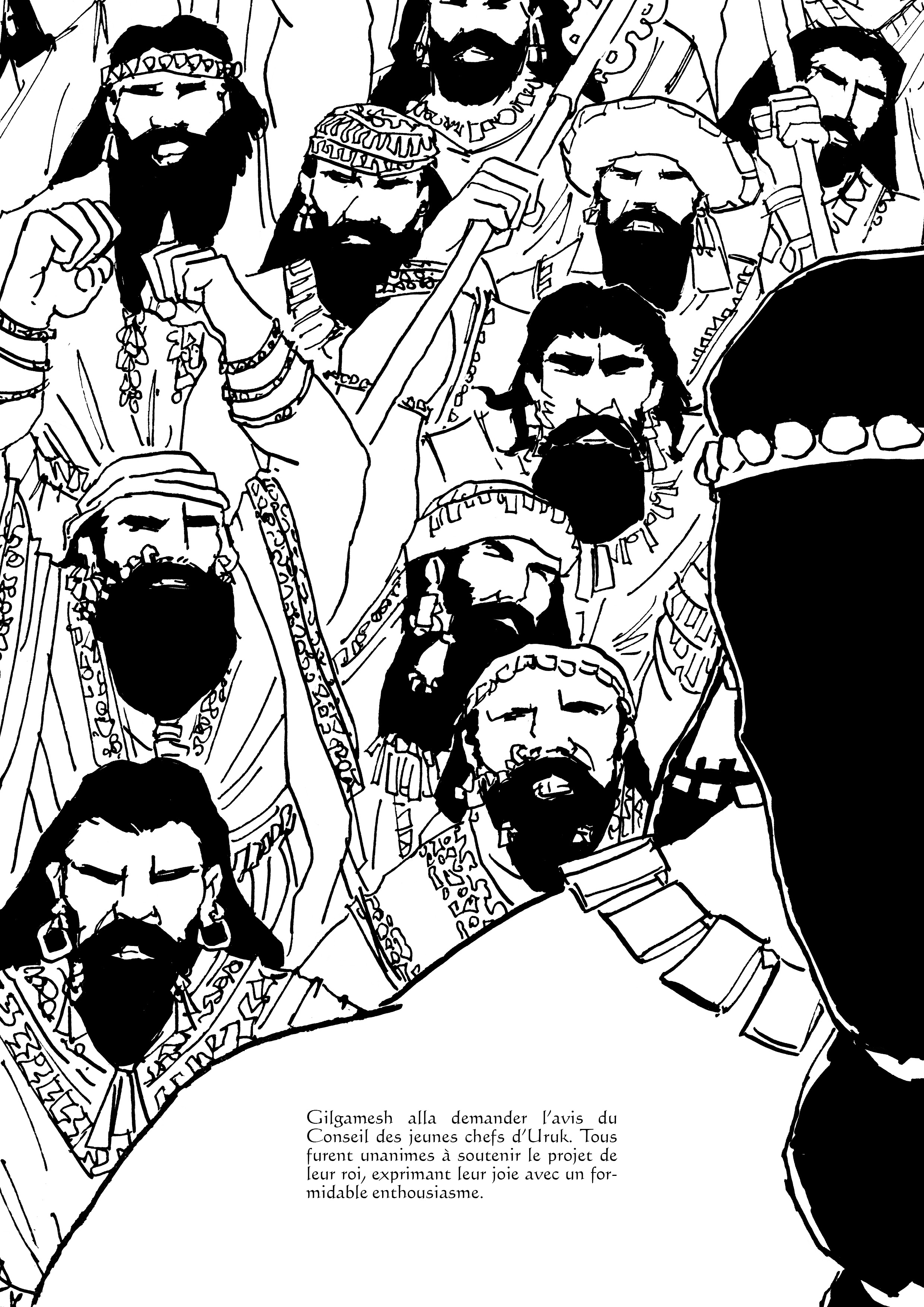 Extrait de l'épopée de Gilgamesh - tome 2 : le pays des cèdres